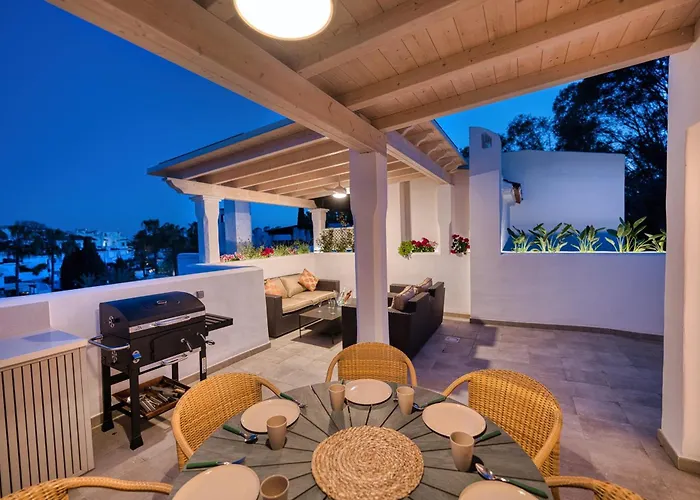 Apartment 1081 Luxurious Beachfront Penthouse With Private Jacuzzi Marbella